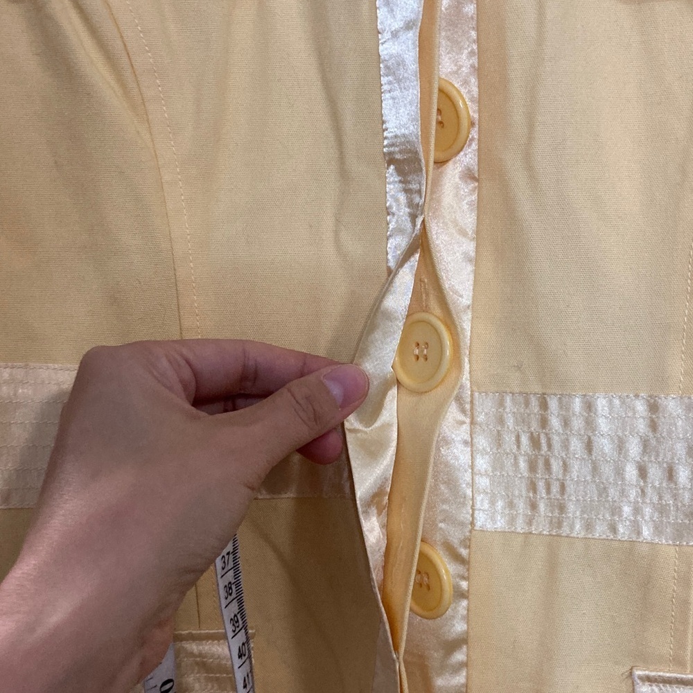 Marc Jacobs Yellow Trench Coat 70s style - Picture 6 of 8